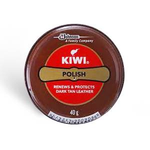Kiwi Polish Dark Tan Leather 40g